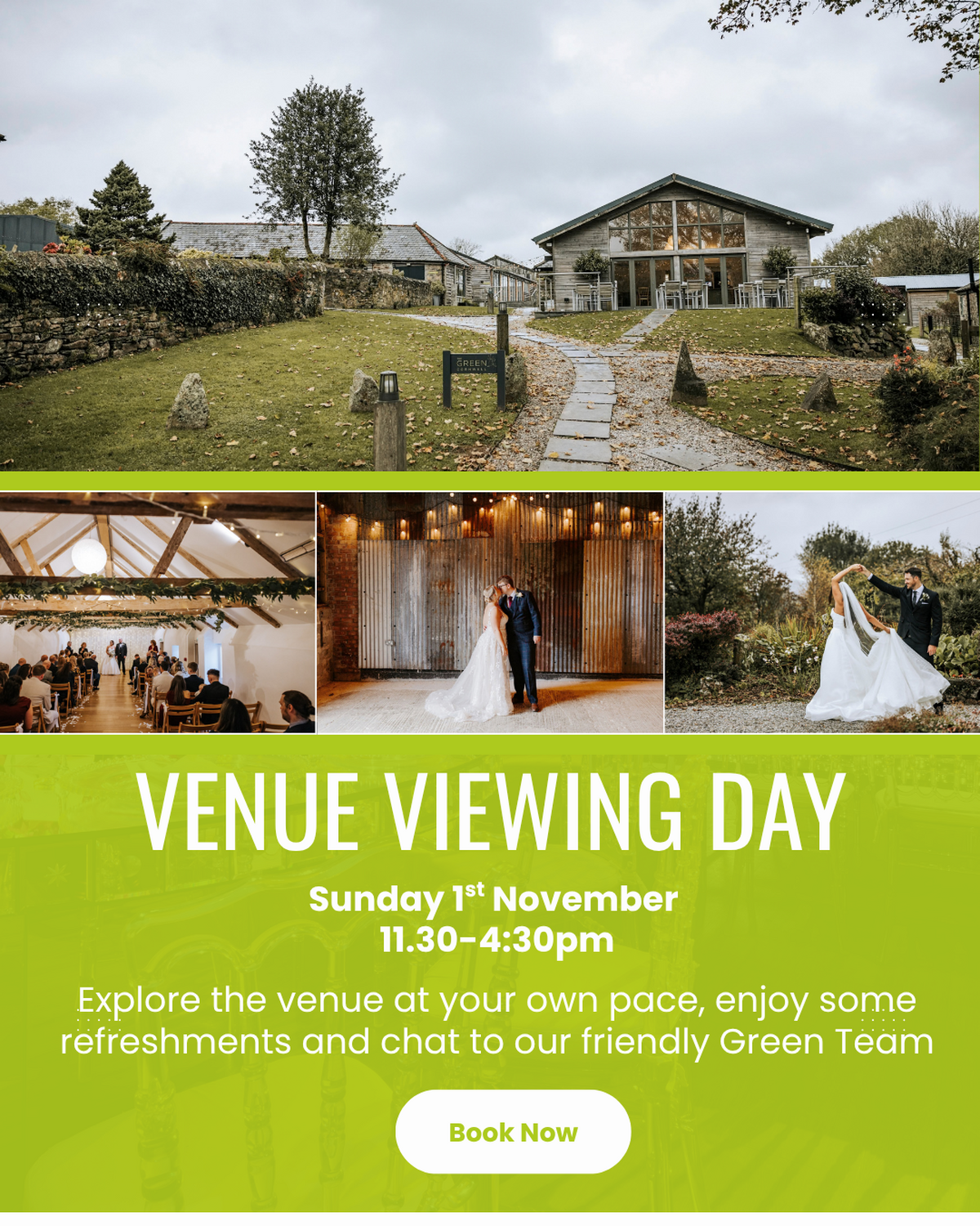 Venue Viewing Day at The Green Cornwall